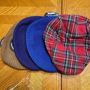 Four Newsboys Hats…Various Colors